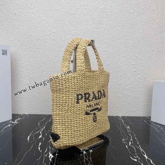 Prada專櫃新款纖維托特包 1BG426 普拉達小號手提購物包 csp1579